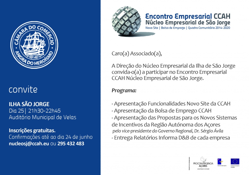 Encontro Empresarial CCAH - Núcleo Empresarial de São Jorge